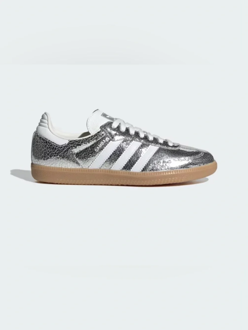 Adidas Samba OG Silver Metallic / Cloud White / Core White size 7.5 - Picture 7 of 7